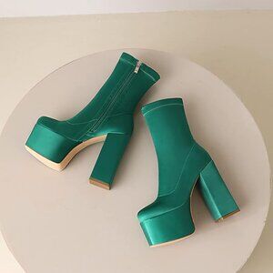 Women's Platform Ankle High Boots